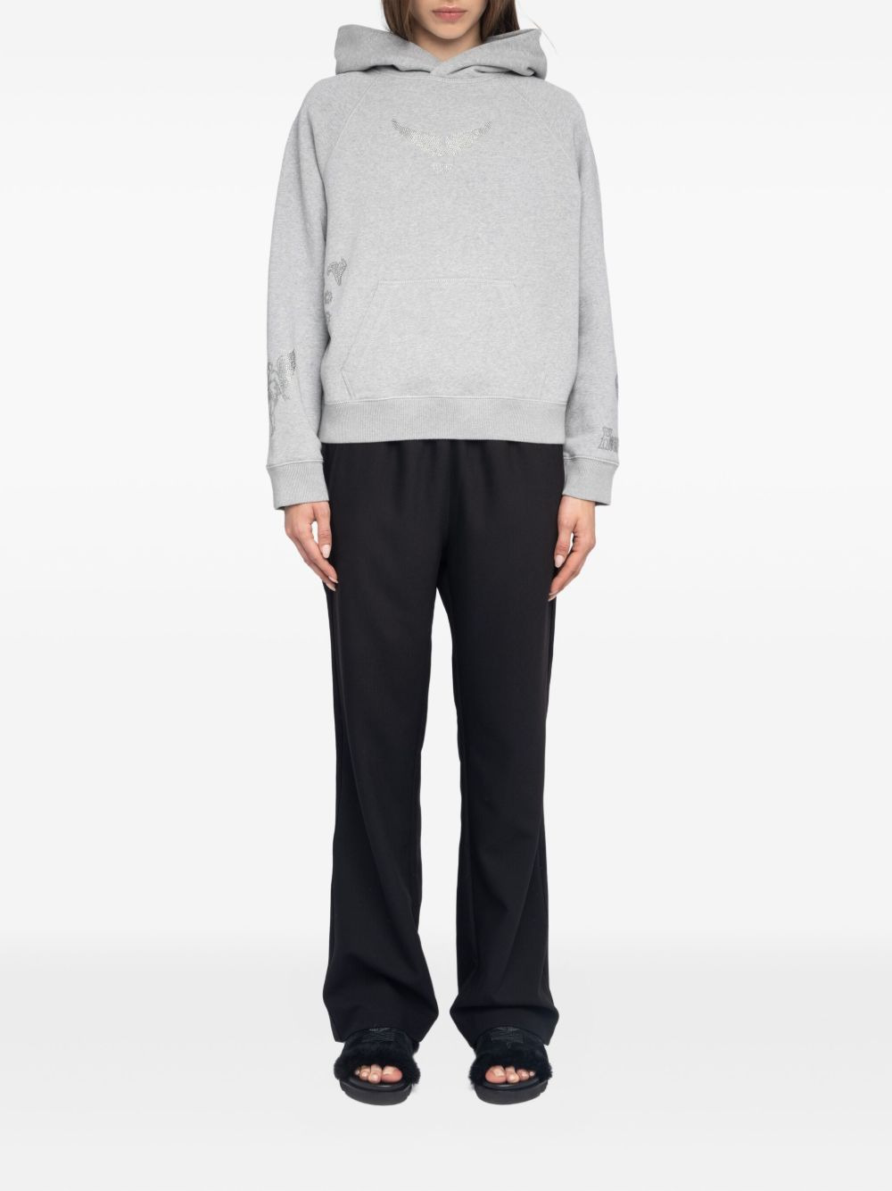 Georgy crystal-embellished hoodie - 2