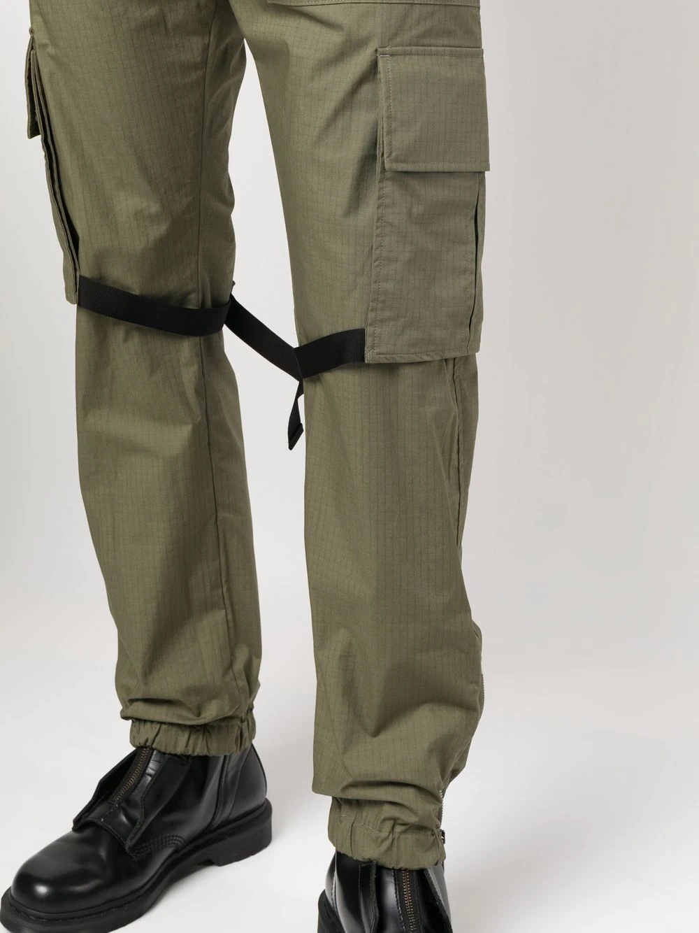 tab detail tapered trousers - 5