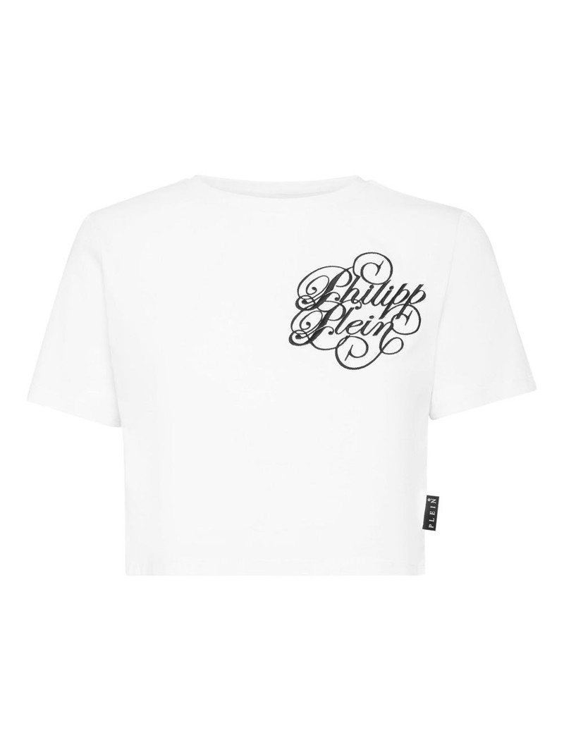 logo-detail cropped t-shirt 1