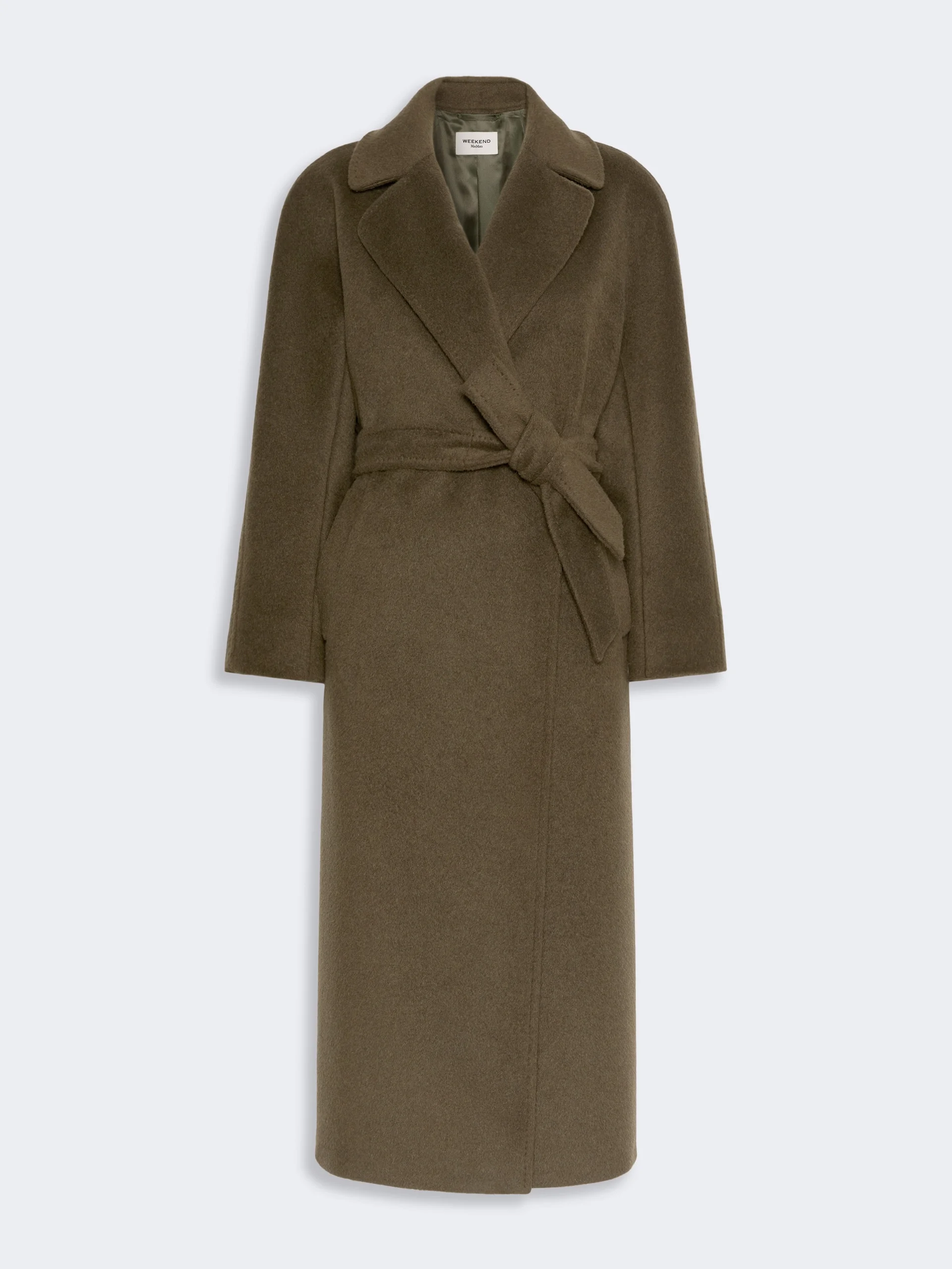 TEMPERA Wool and alpaca teddy coat - KAKI - 1