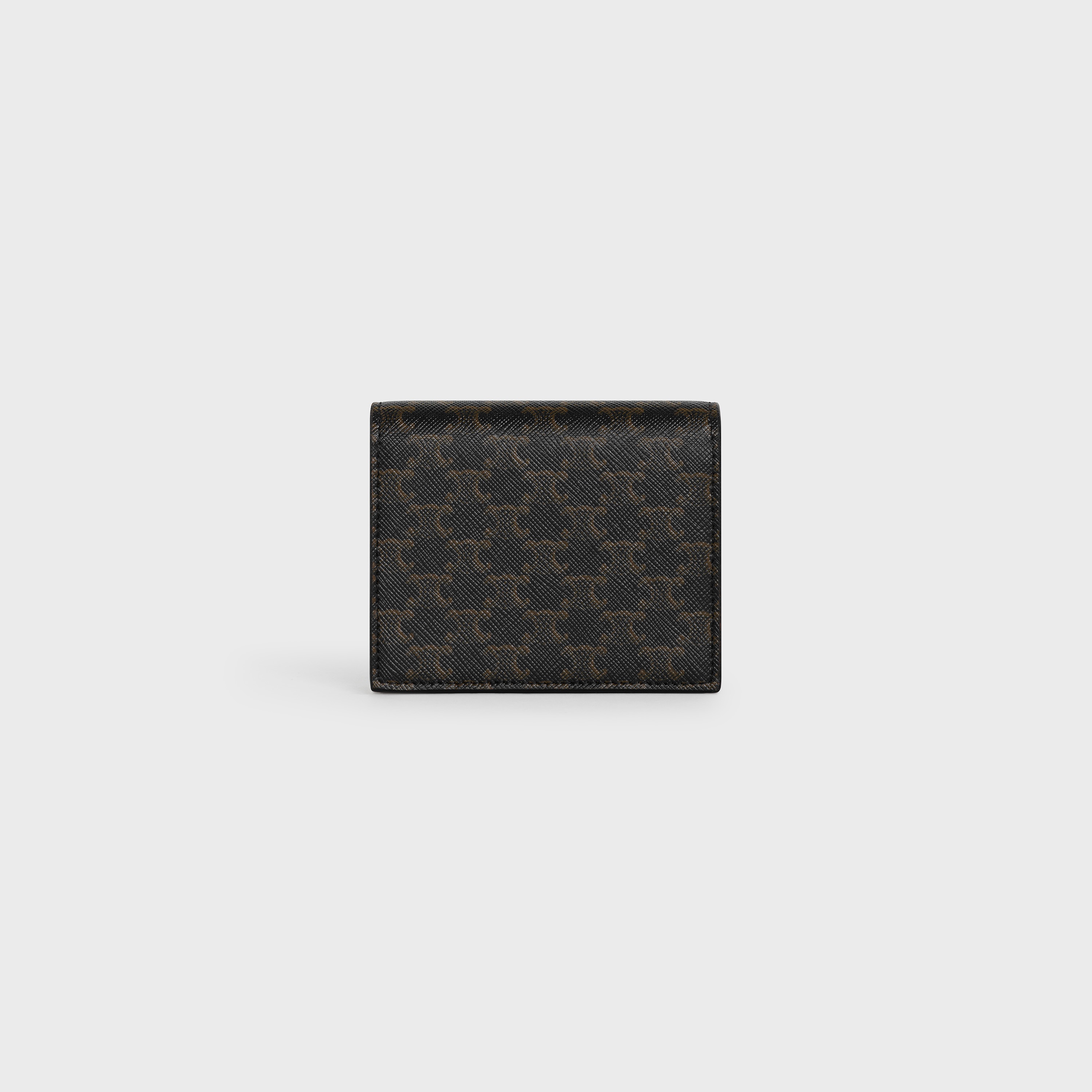 Business Card Holder in Triomphe Canvas and Lambskin - 3