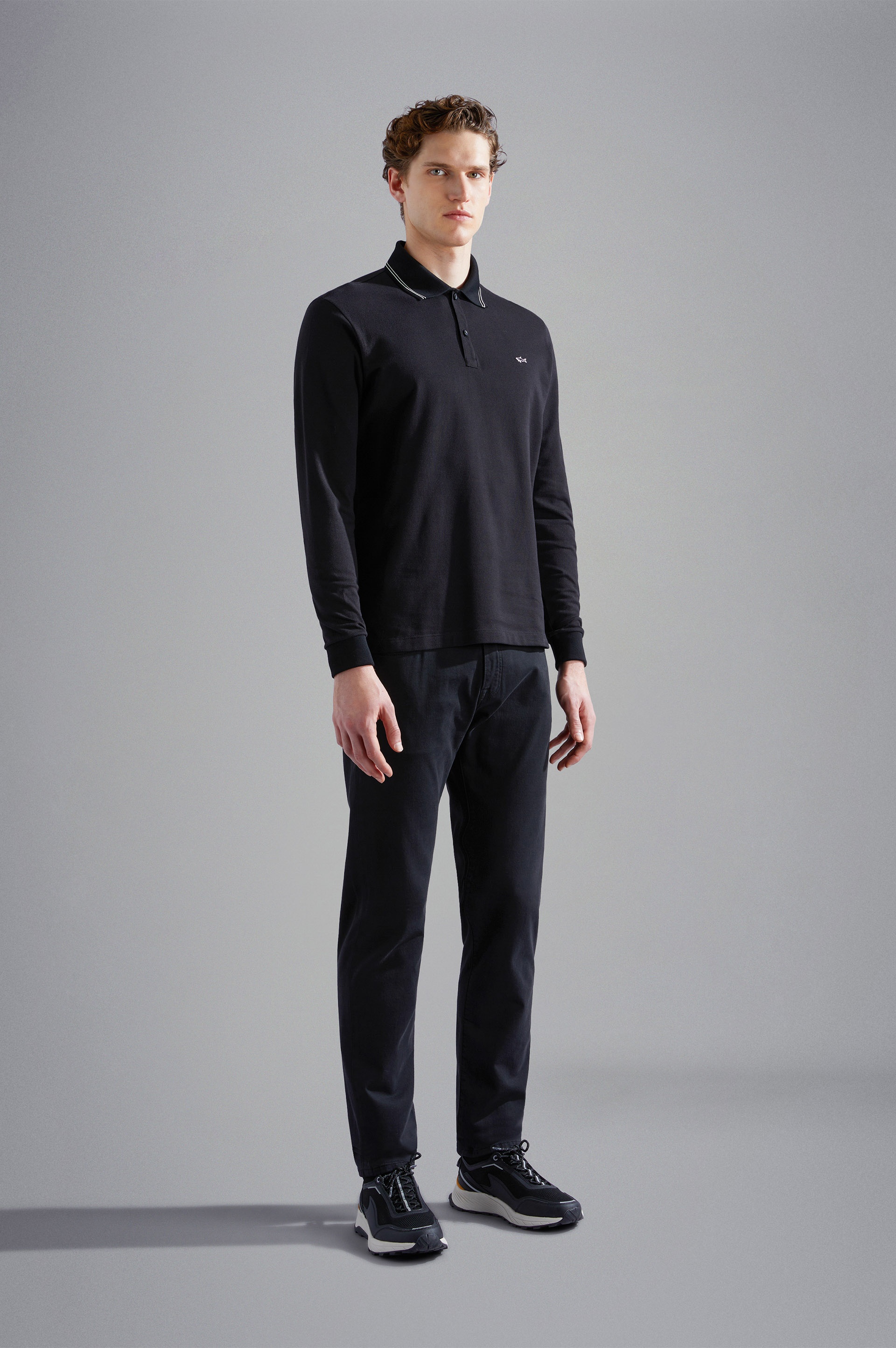 STRETCH COTTON 5 POCKETS TROUSERS - 2