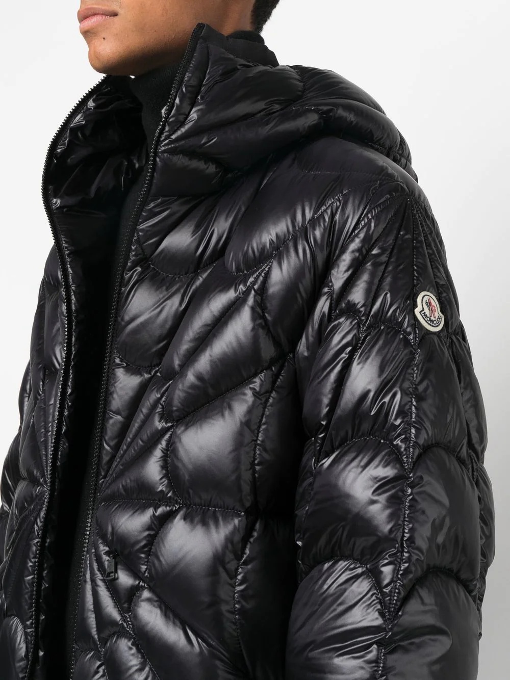 padded high-shine jacket - 6