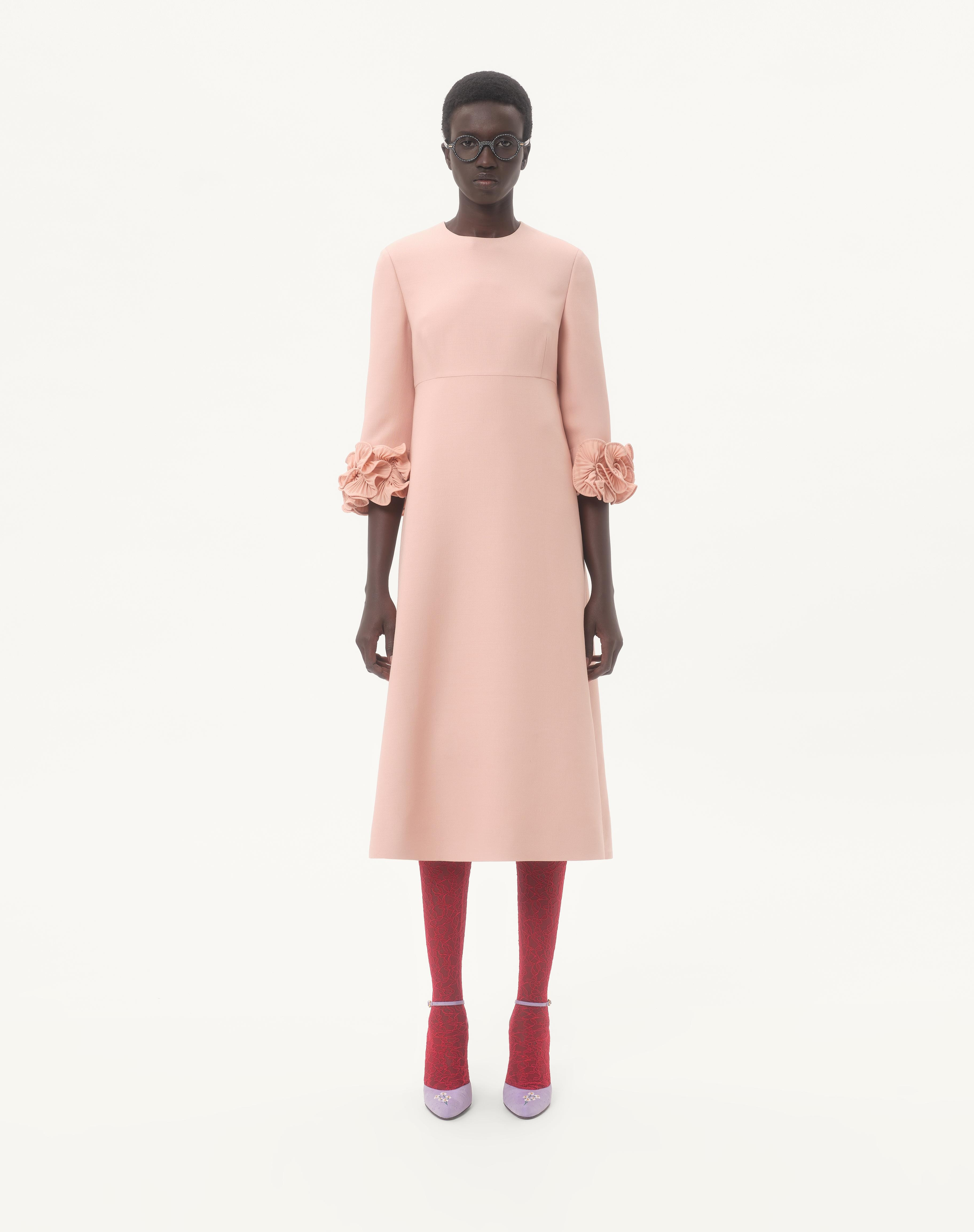 CREPE COUTURE MIDI DRESS - 5