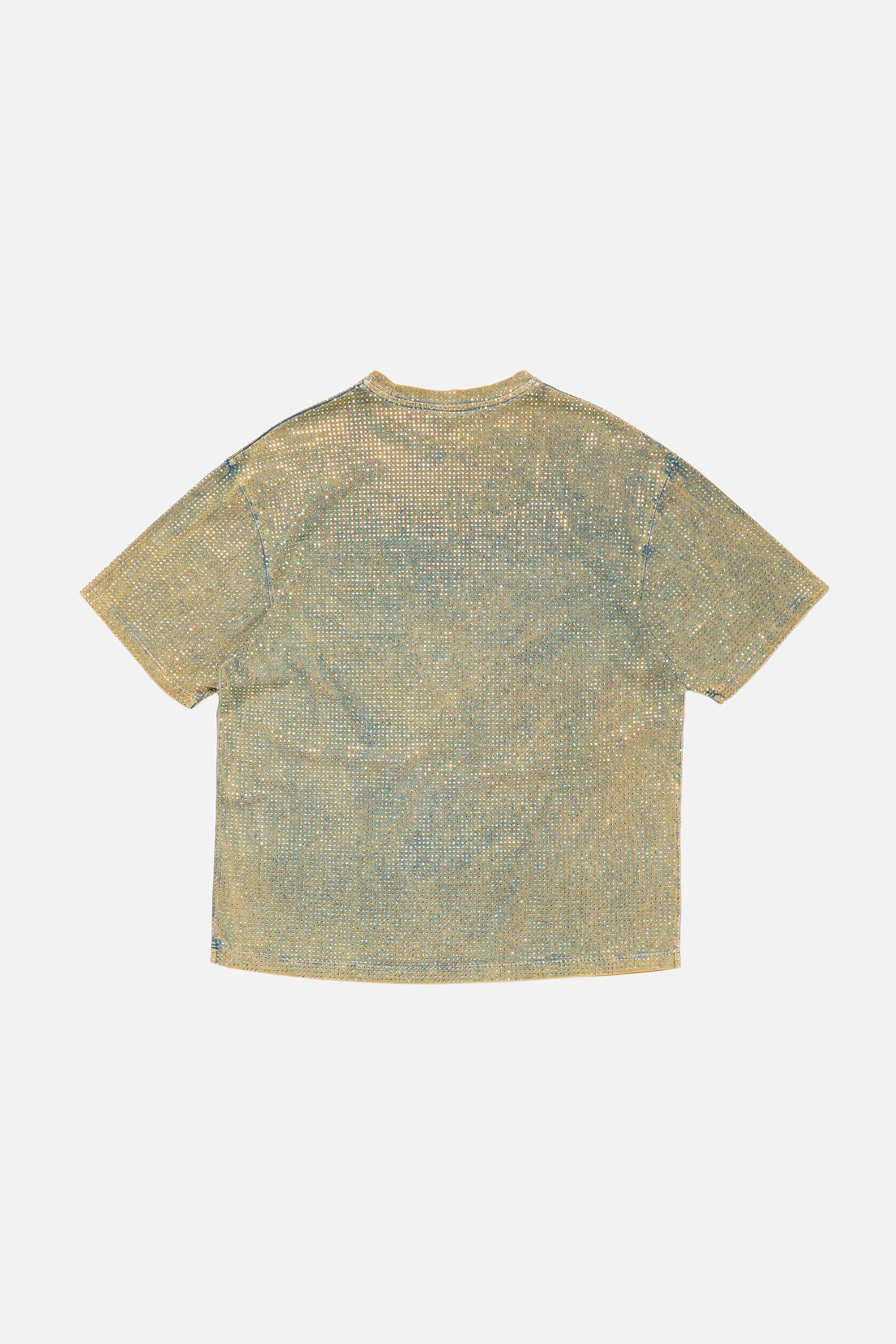 Rhinestone t-shirt - Mid Blue - 7