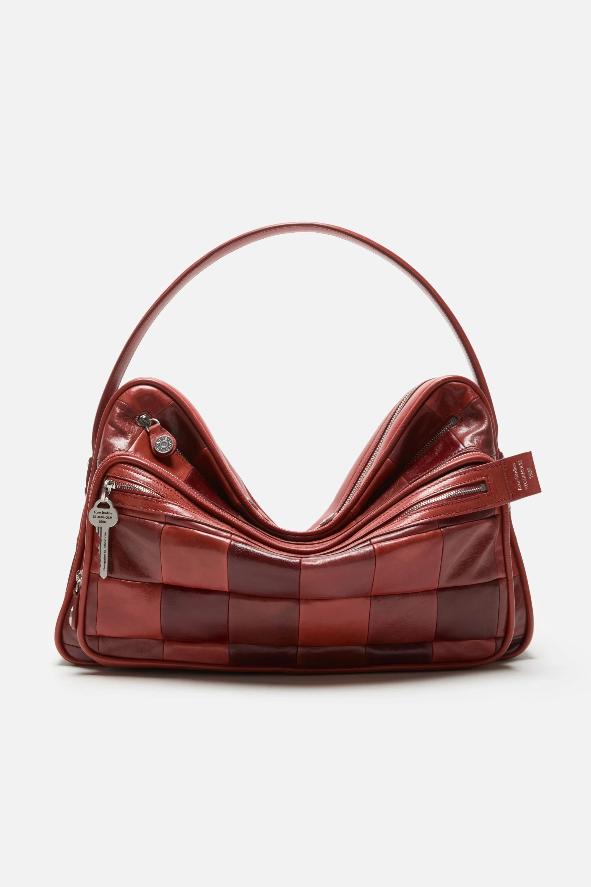 Camero Camera Patchwork Bag - Burgundy - 1