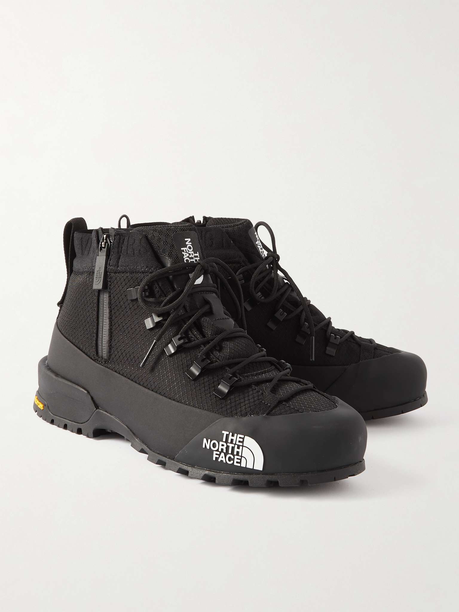 Glenclyffe Rubber-Trimmed Mesh Boots - 4