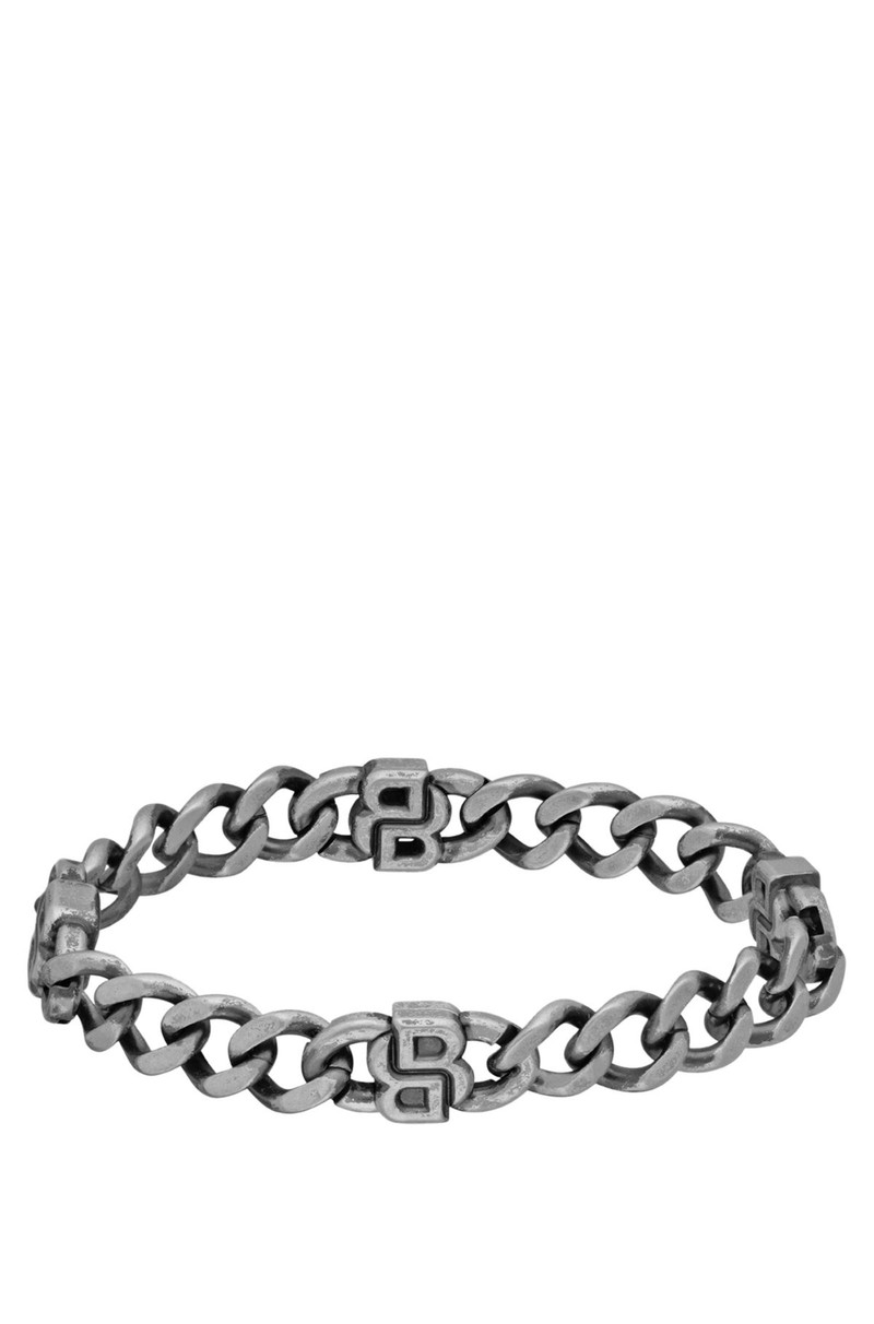 BOSS CHAIN CUFF WITH DOUBLE B MONOGRAMS outlook