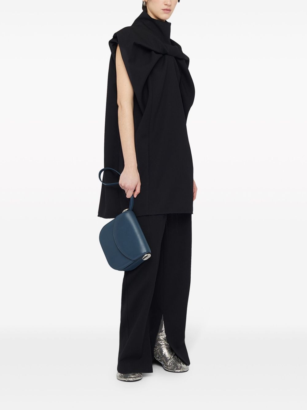 Coin leather crossbody bag - 2