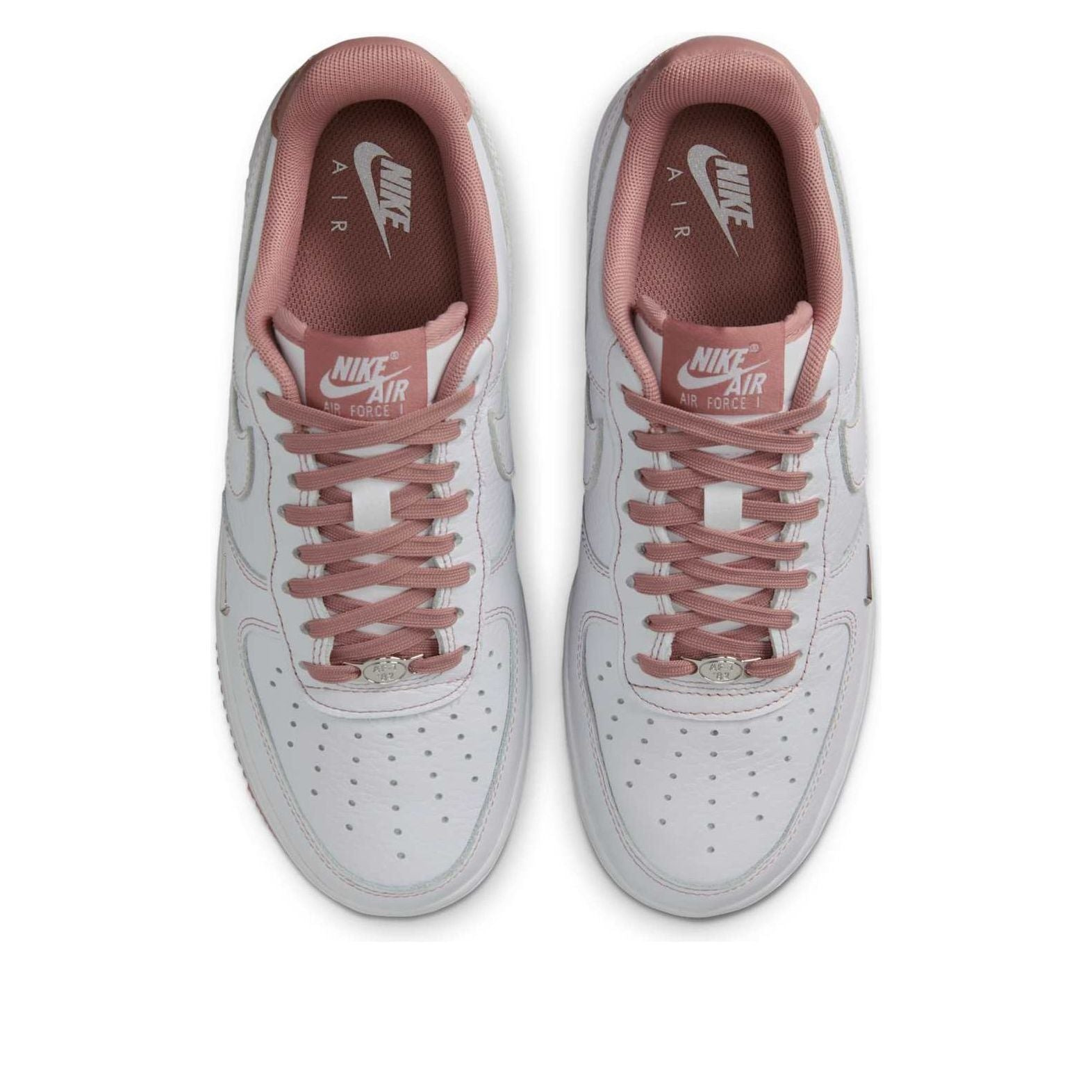 (WMNS) Nike Air Force 1 '07 Mini Jewel 'White Pink Silver'  IB6543-100 - 4