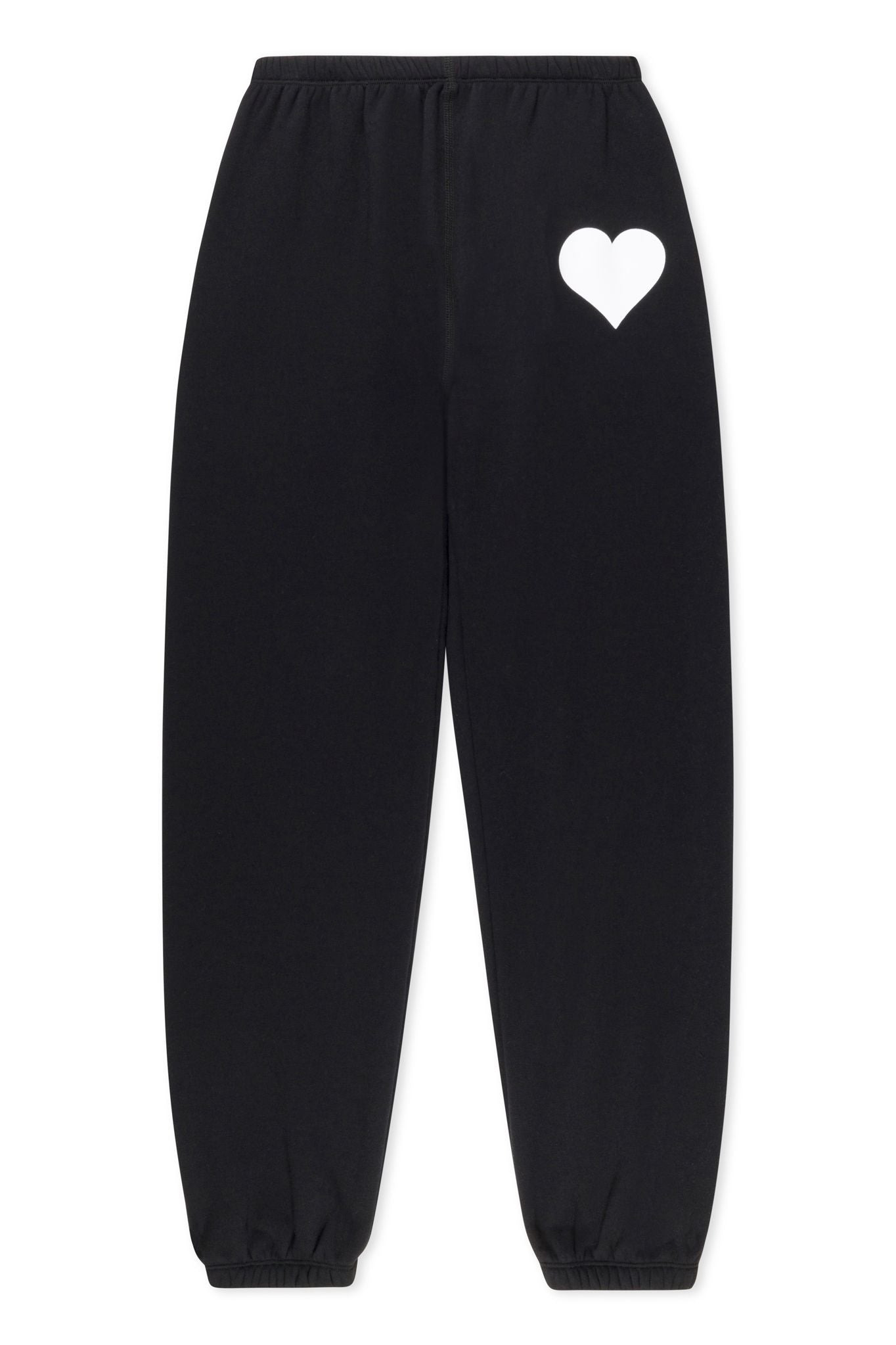 BLACK HEART SWEATPANTS - 8