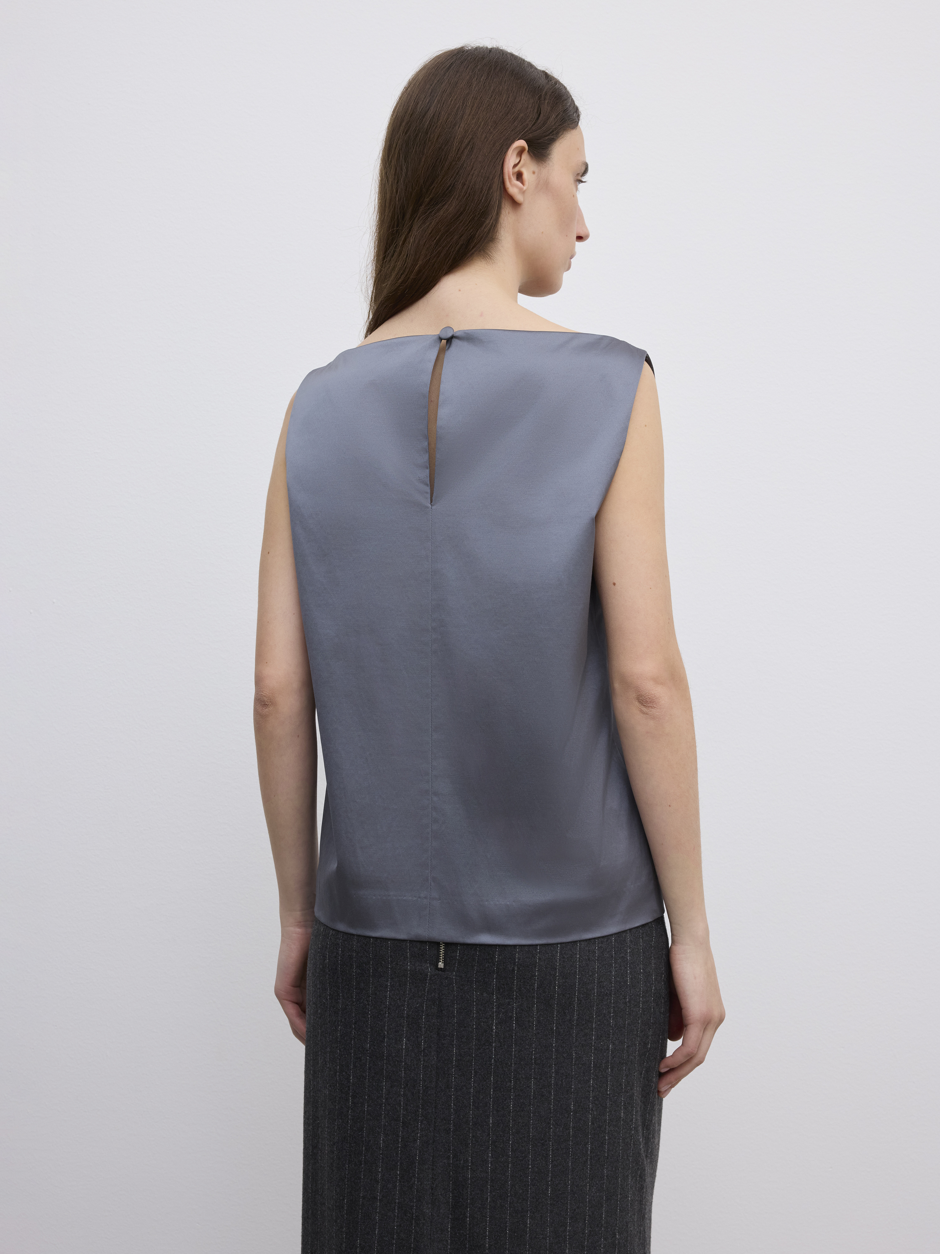 Woven Sq Neck Top - 2