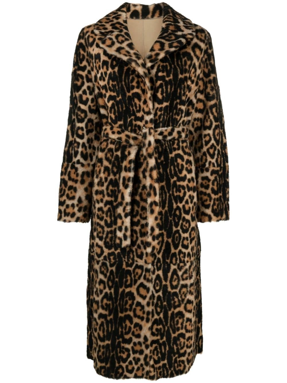 reversible shearling coat - 1
