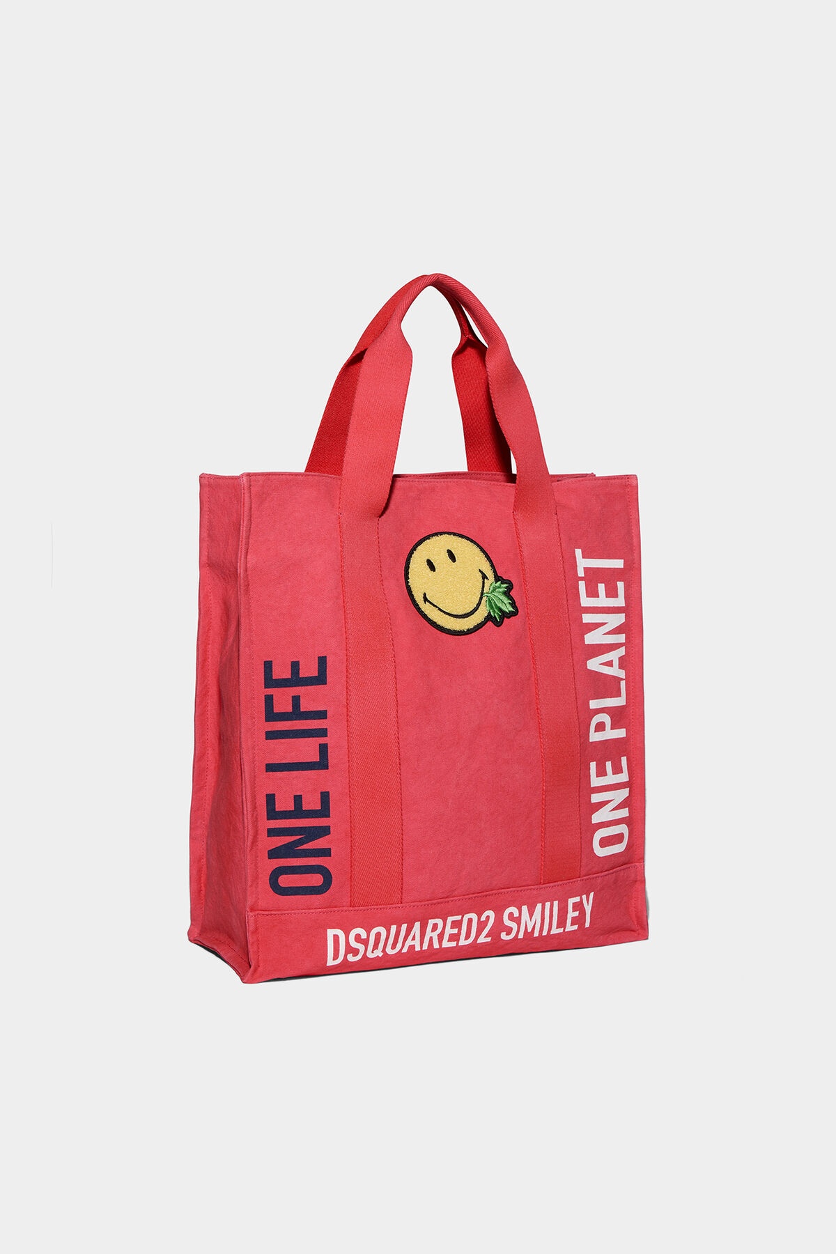 SMILEY ORGANIC COTTON SHOPPING BAG - 3