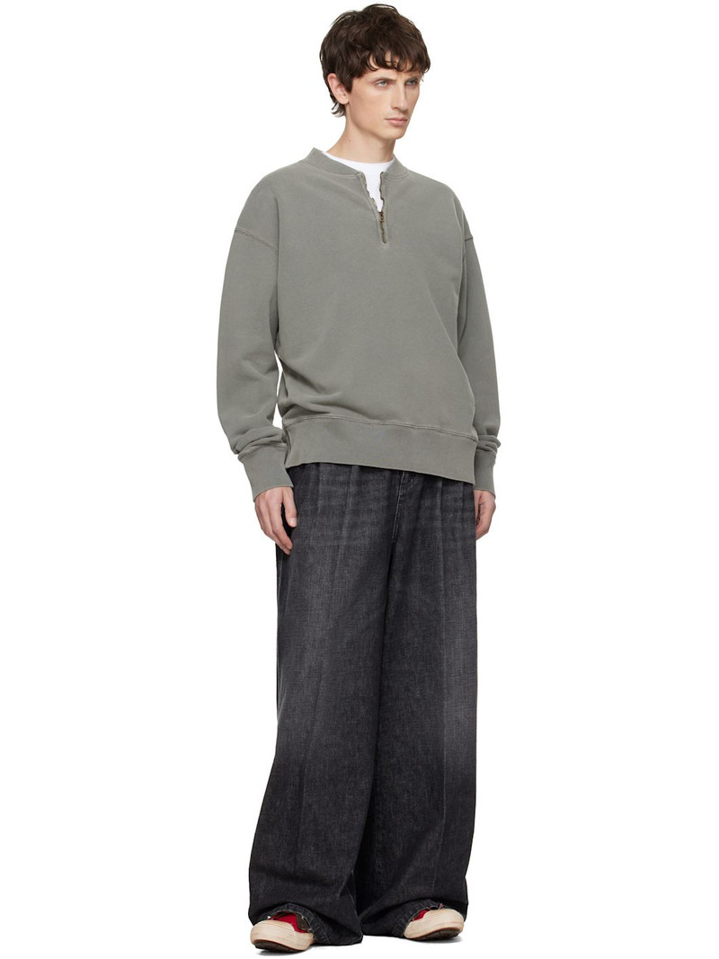 Maison Margiela Black Pleated Jeans outlook