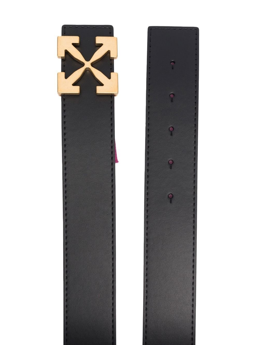 Arrows-motif buckle-fastening belt - 2