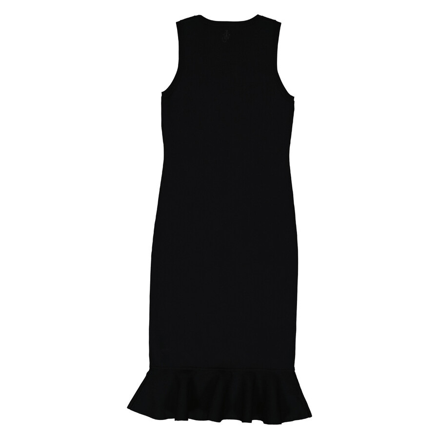 JW Anderson Ruffled Hem Sleeveless Midi Dress - 2