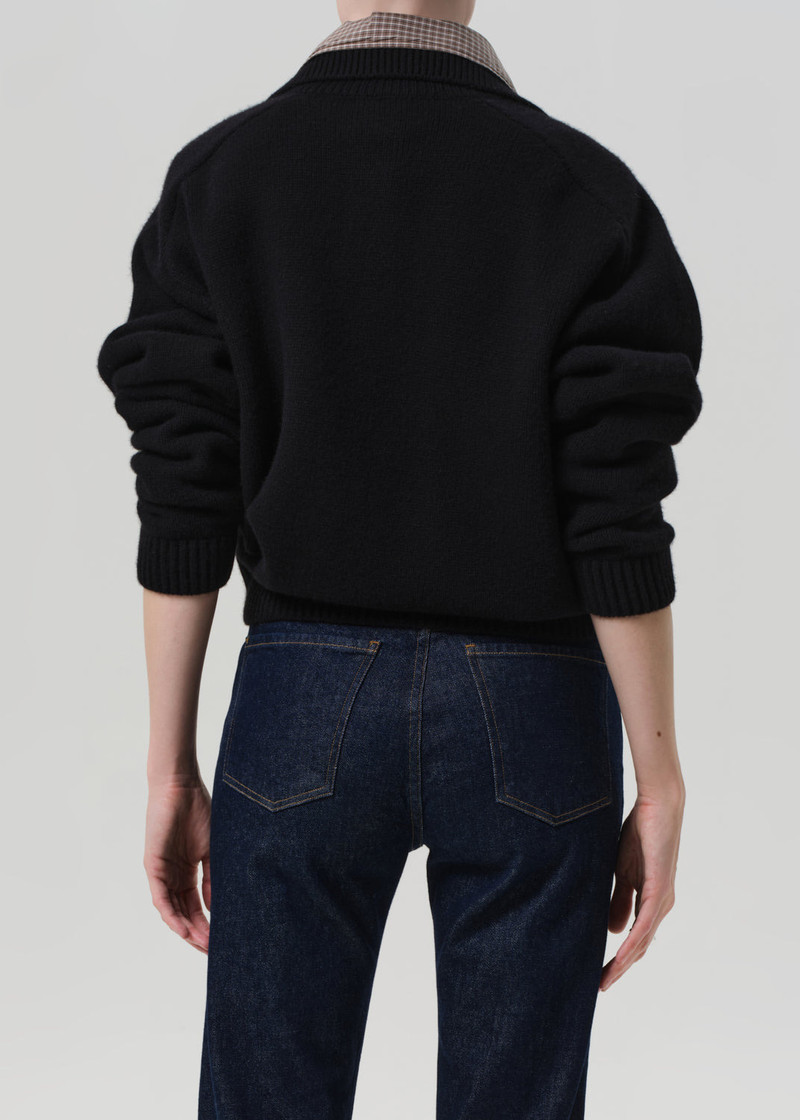 Agatha Rugby Sweater In Black 4