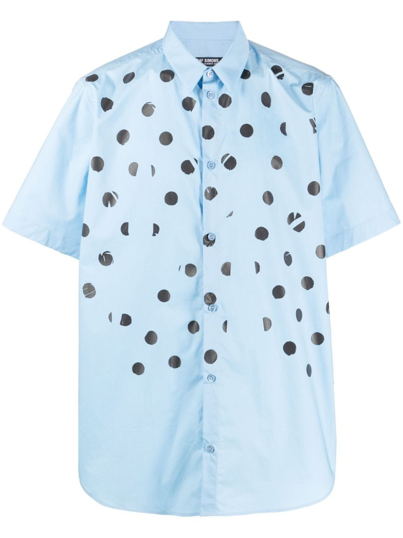 polka dot print cotton shirt 1