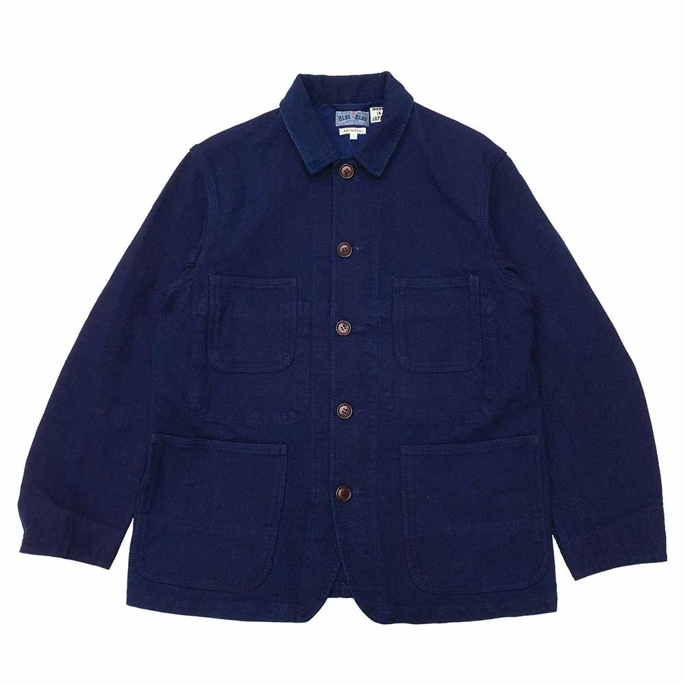 Honnai (Natural Indigo) Sashiko Coveralls -1016591 - 1