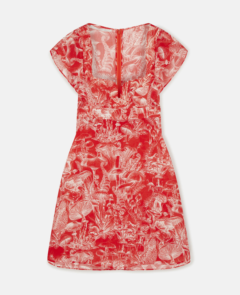 Mushroom Print Mini Dress 1