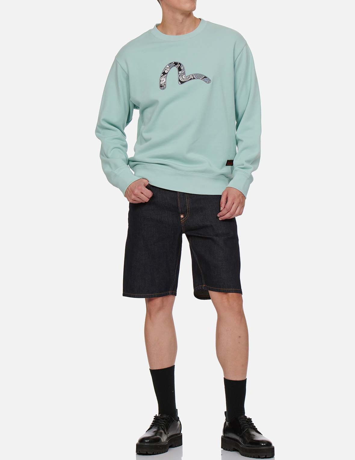BROCADE SEAGULL APPLIQUÉ SWEATSHIRT - 5