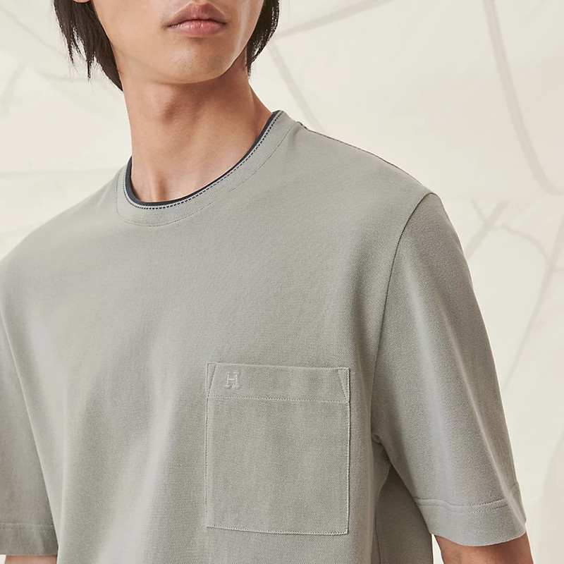 "Piqures Sellier" bicolor t-shirt 3