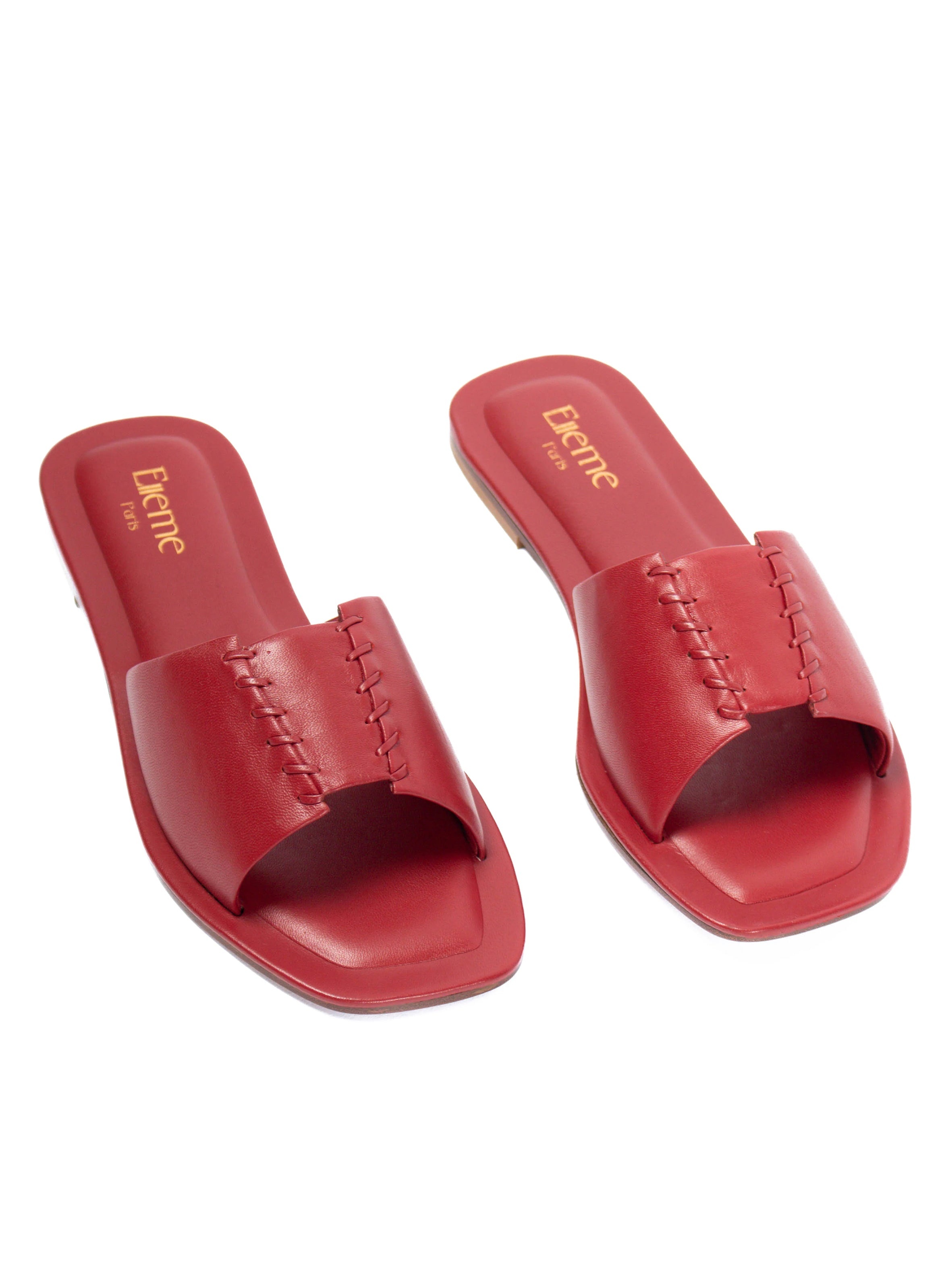 Sandal Stitch Berry Red - 2