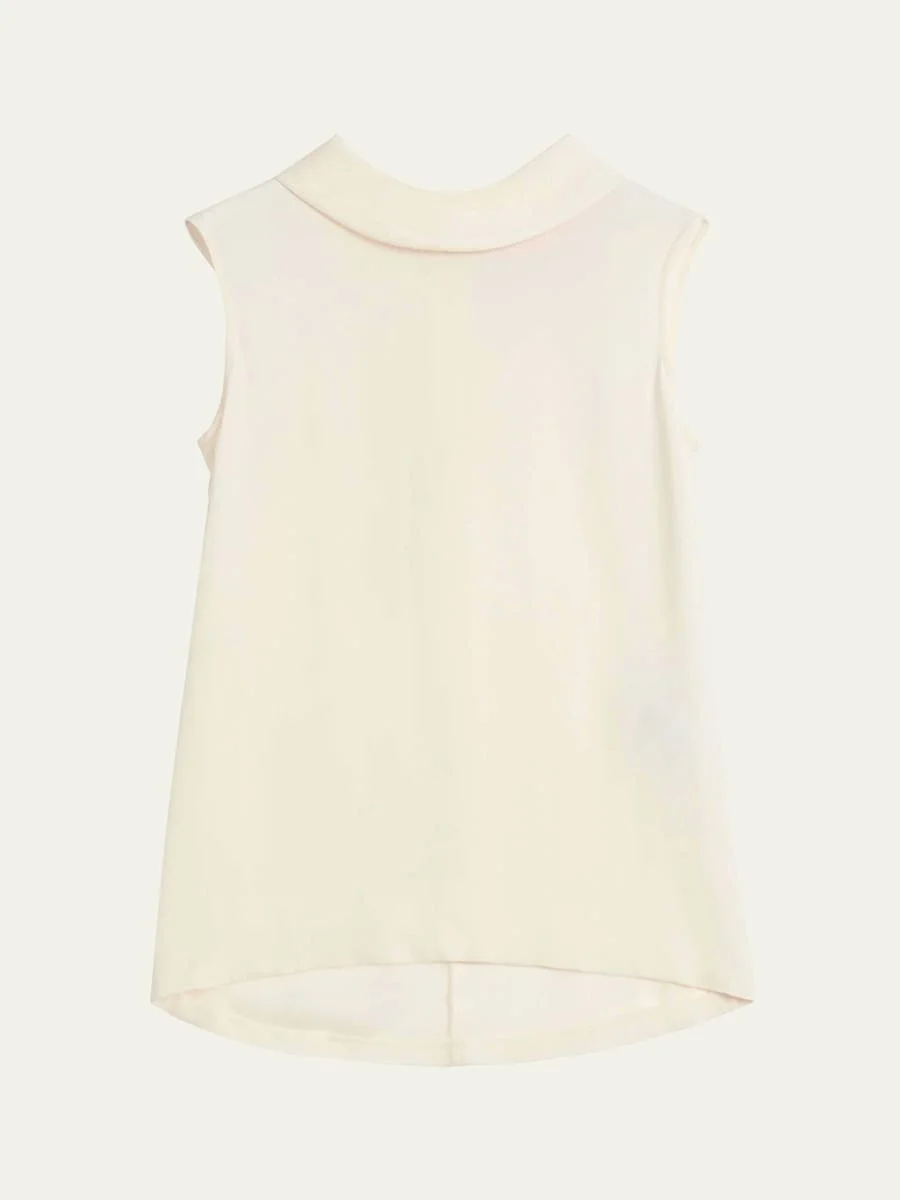 Rounded Funnel Neck Top - 1