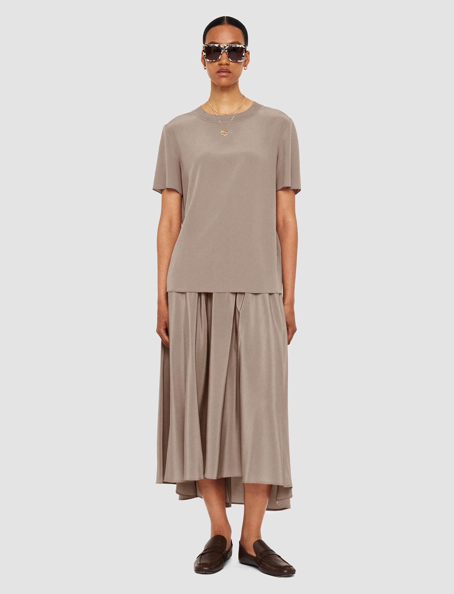 Rubin Crepe de Soie Silk Blouse - 2