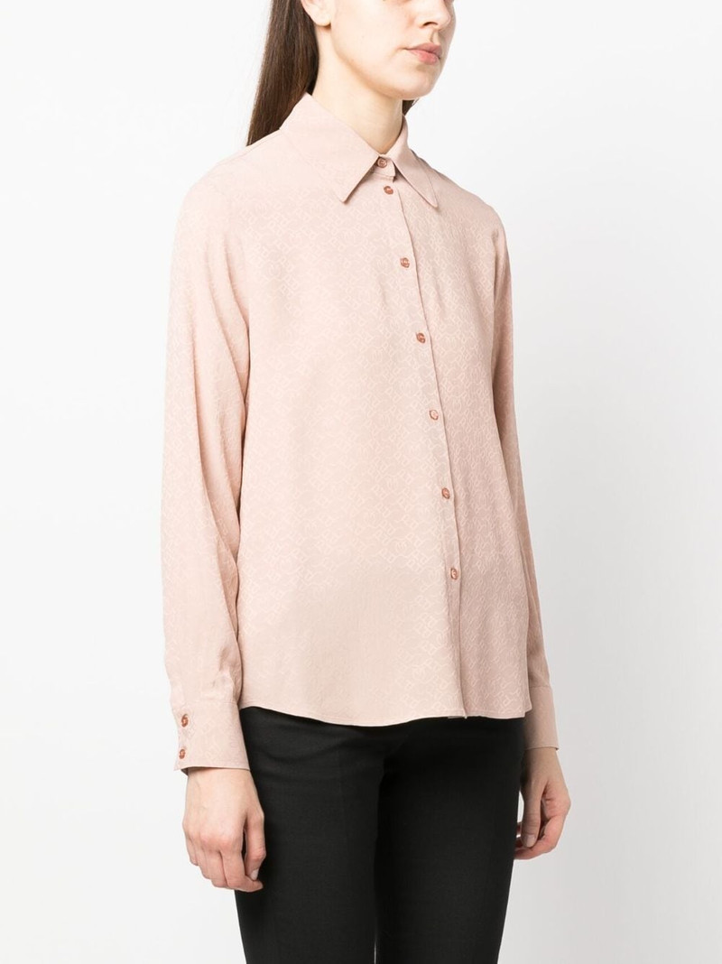 jacquard-logo long-sleeve shirt 3