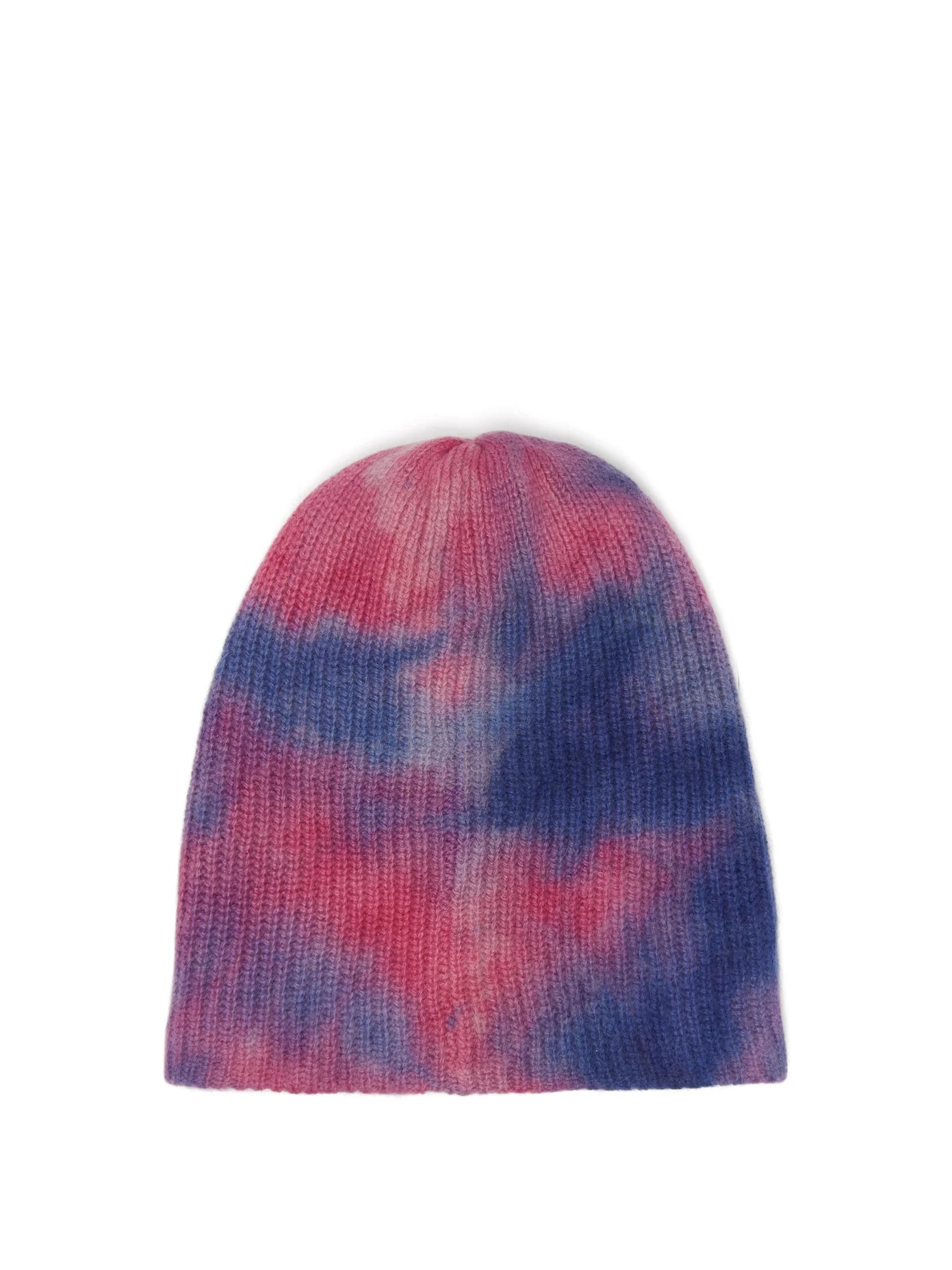 Hot-dye cashmere beanie hat - 4