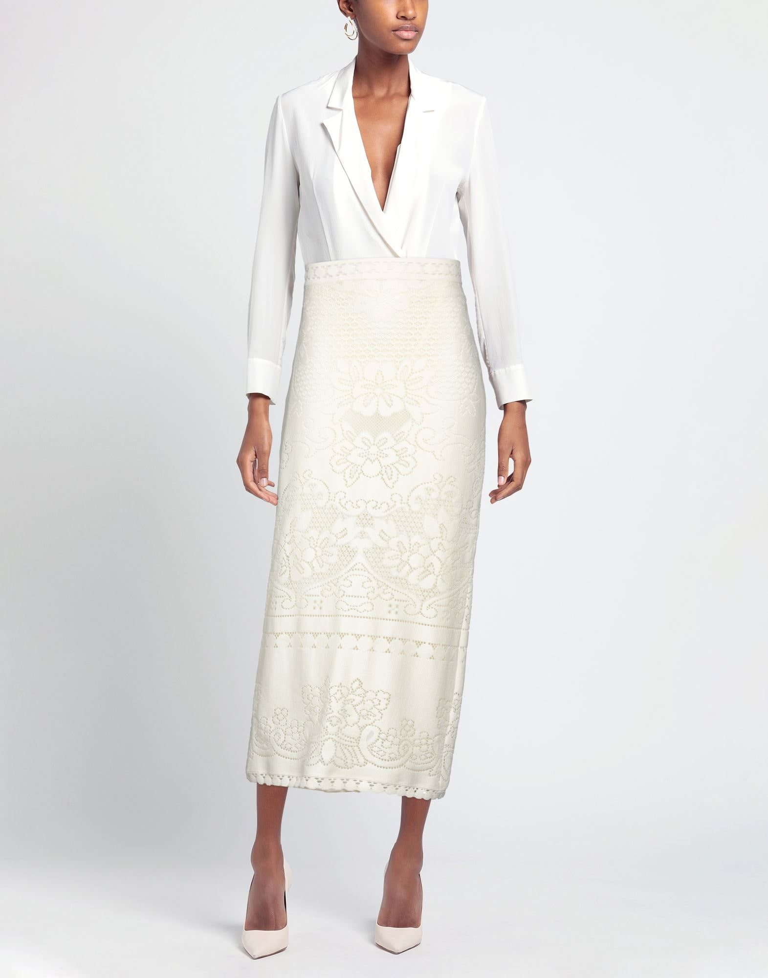 Ivory Women's Maxi Skirts - 2