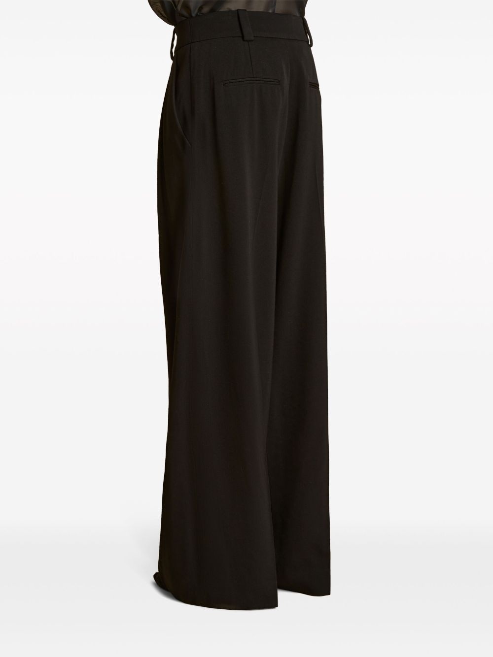 Simone pleated wide-leg trousers - 4