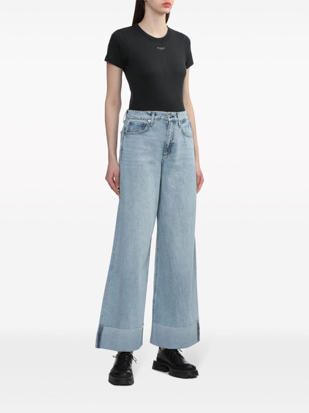 Sofie high-rise wide-leg jeans - 2