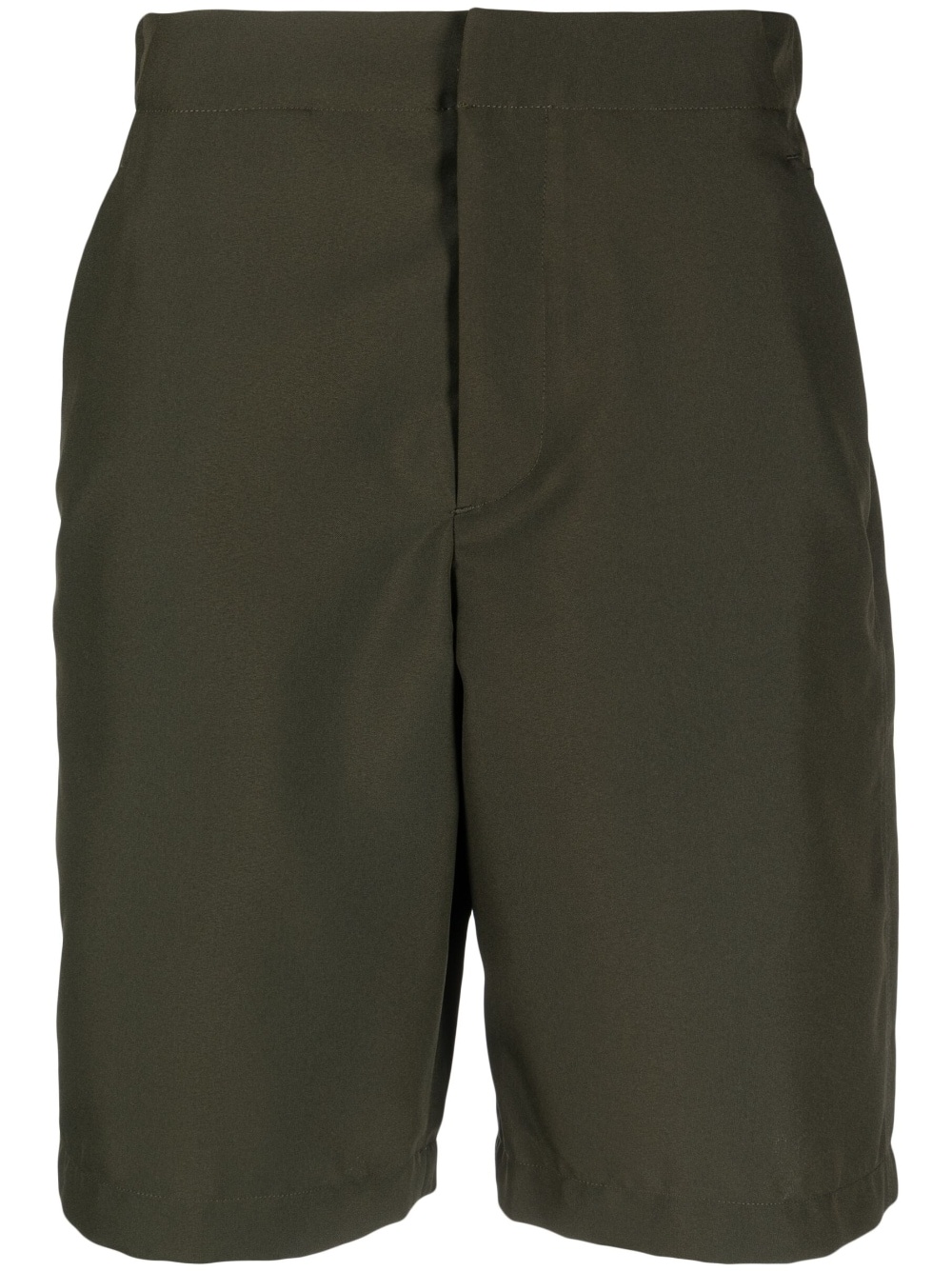 elasticated-waistband cotton shorts - 2