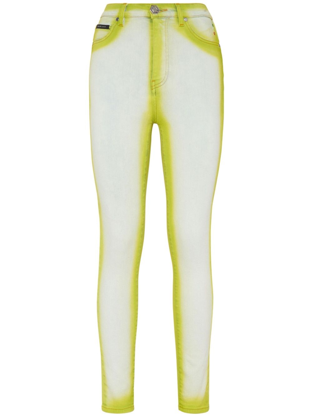 Super Fluo high-rise jeggings - 1