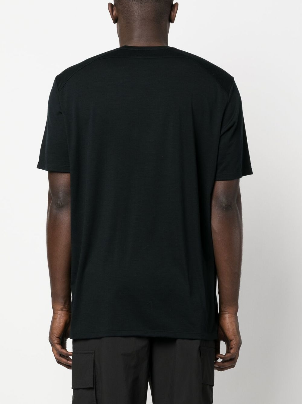 plain wool-blend T-shirt - 4