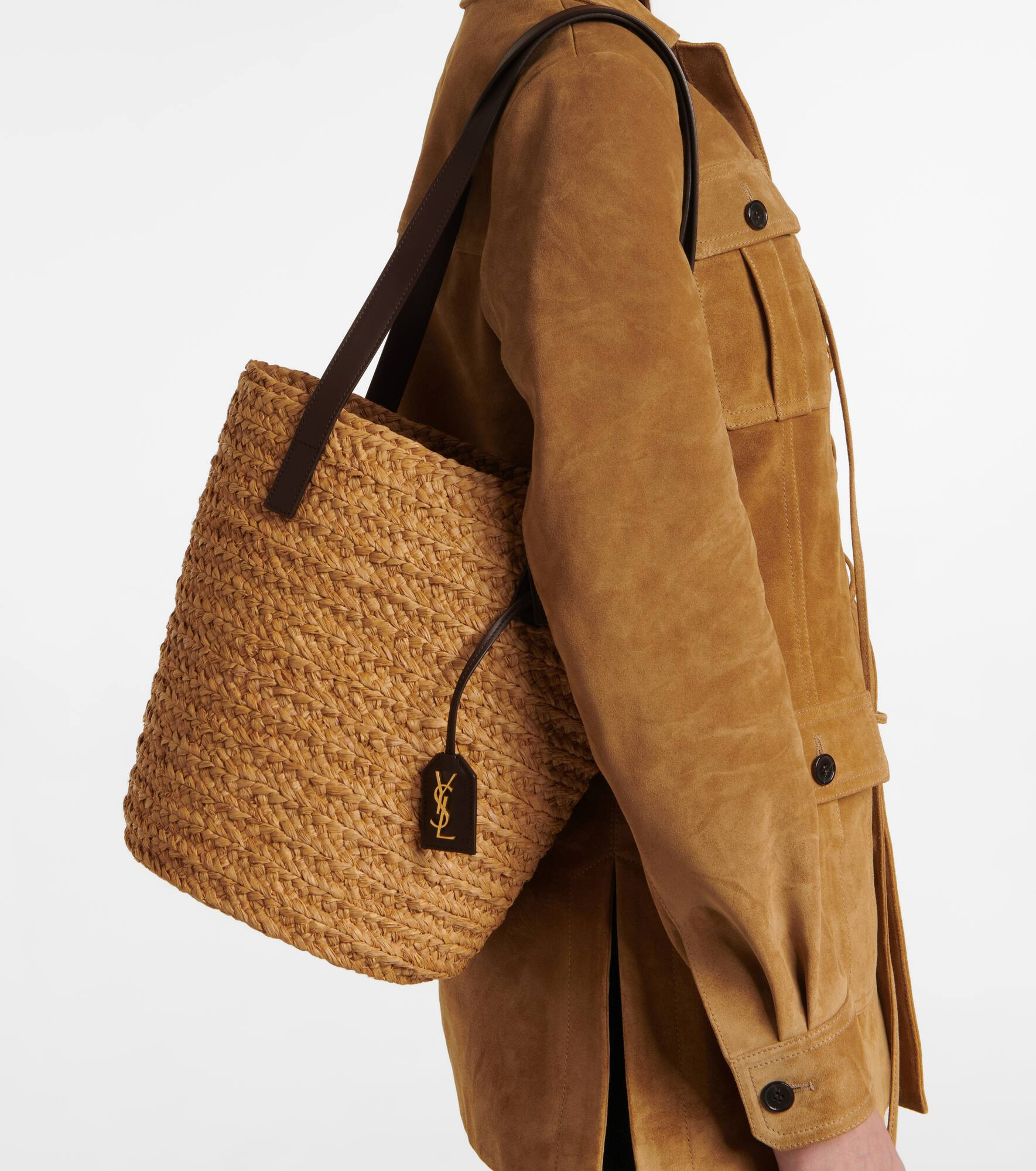 Panier Small raffia bucket bag - 2