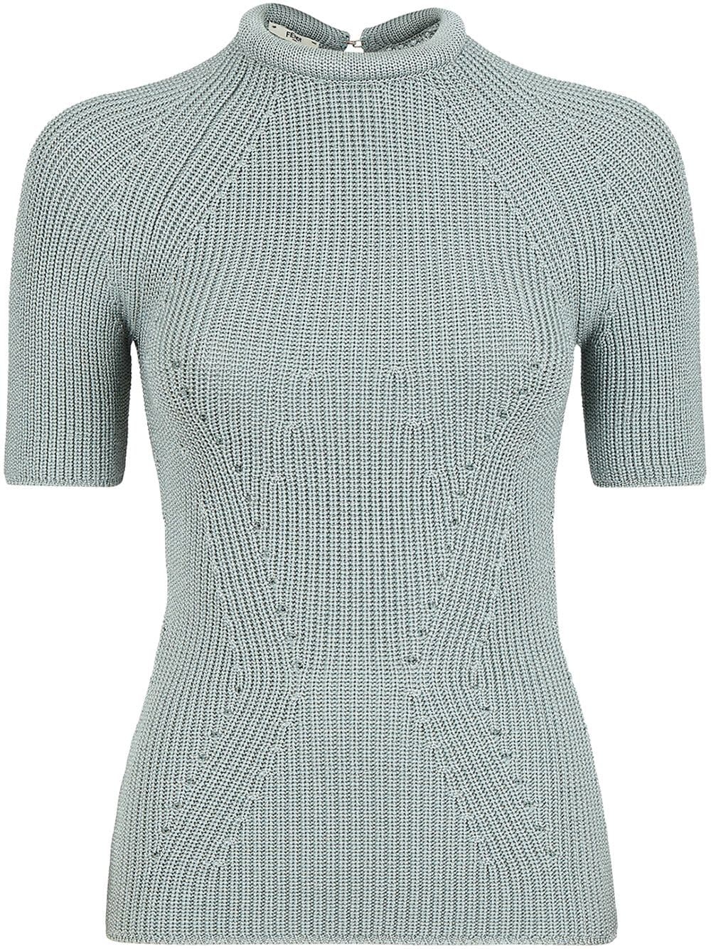 knitted slim-fit top - 1