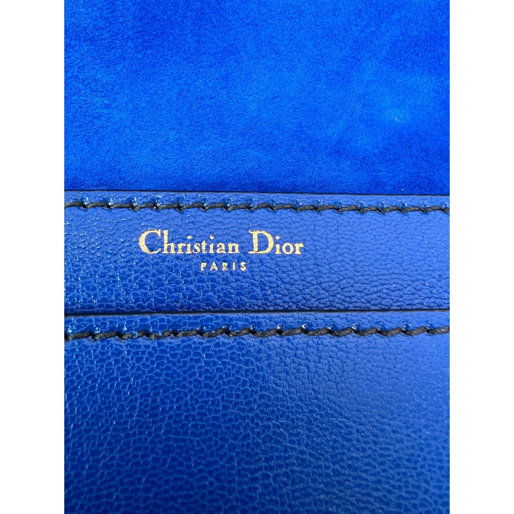 Christian Dior CD J'ADIOR Blue Flap Leather Shoulder Bag - 11