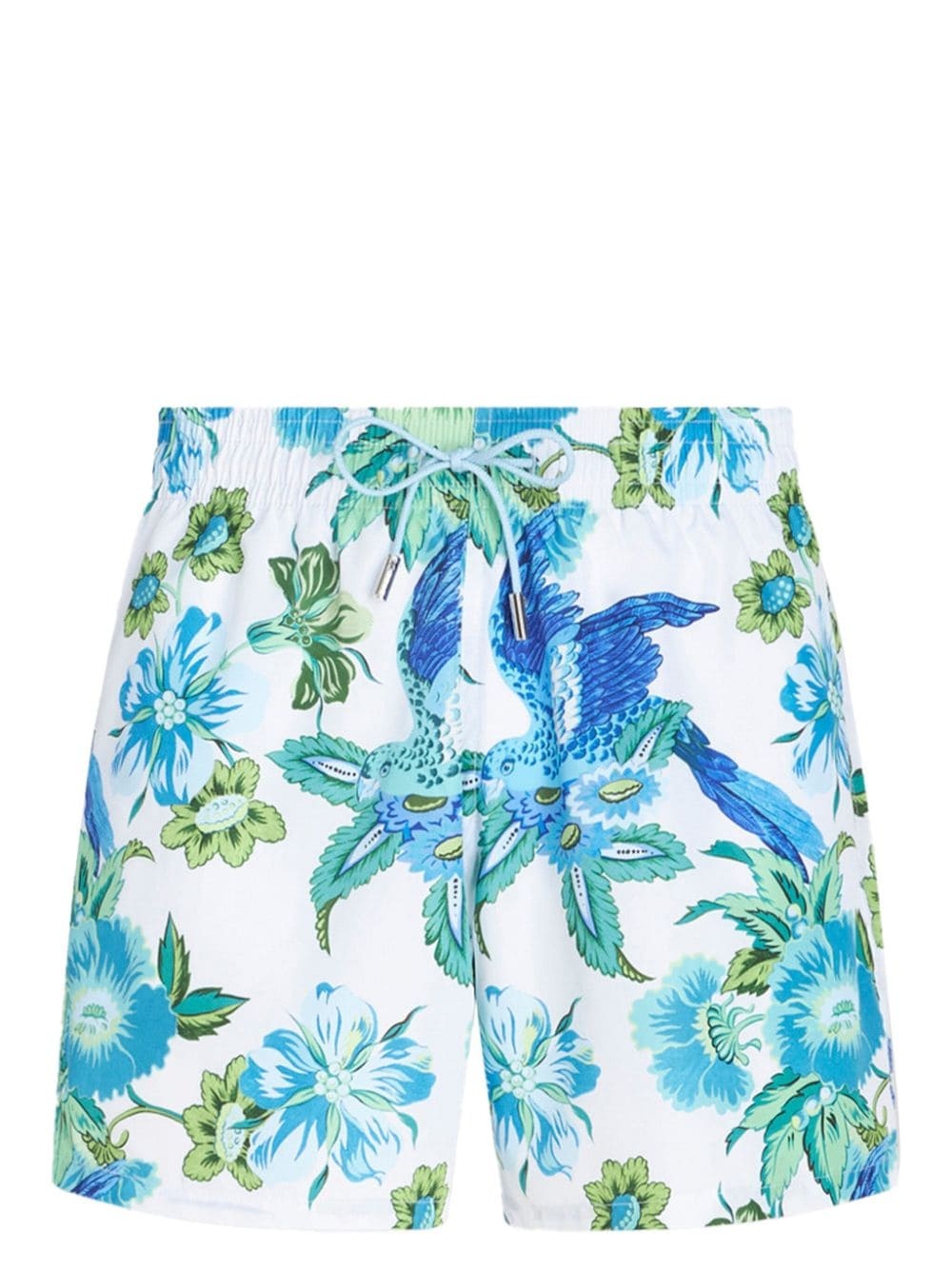 floral-print swim shorts - 1