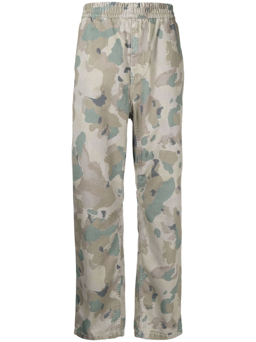 Flint camouflage straight-leg trousers - 1