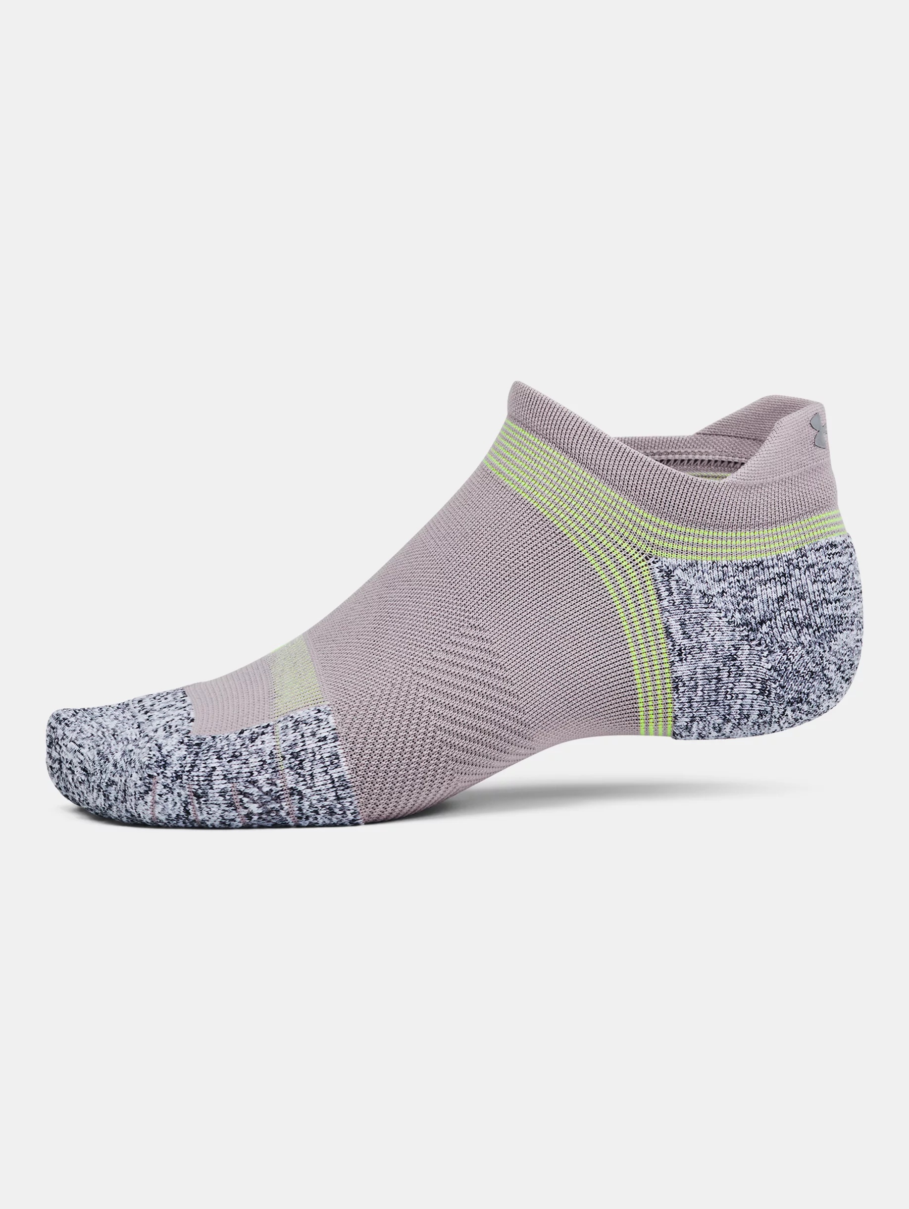 Unisex UA ArmourDry® Run Cushion 3-Pack No Show Socks - 4