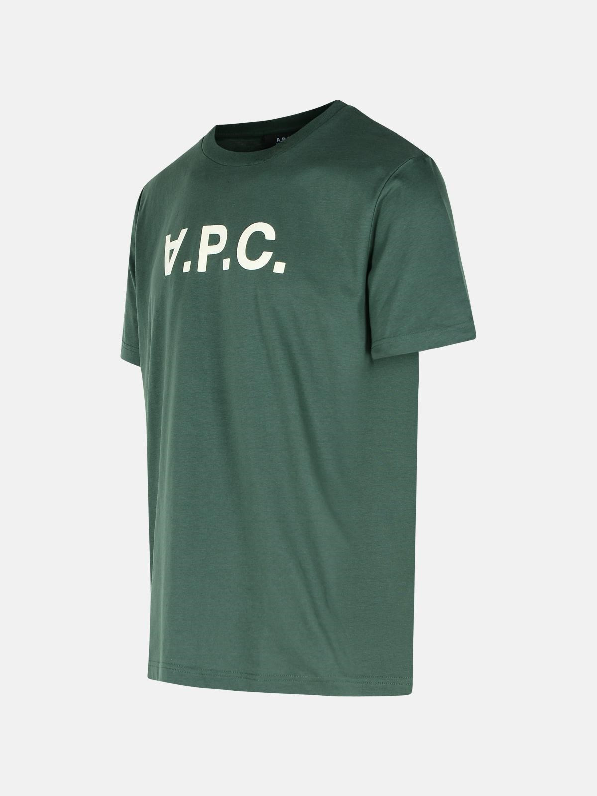 GREEN COTTON T-SHIRT - 2