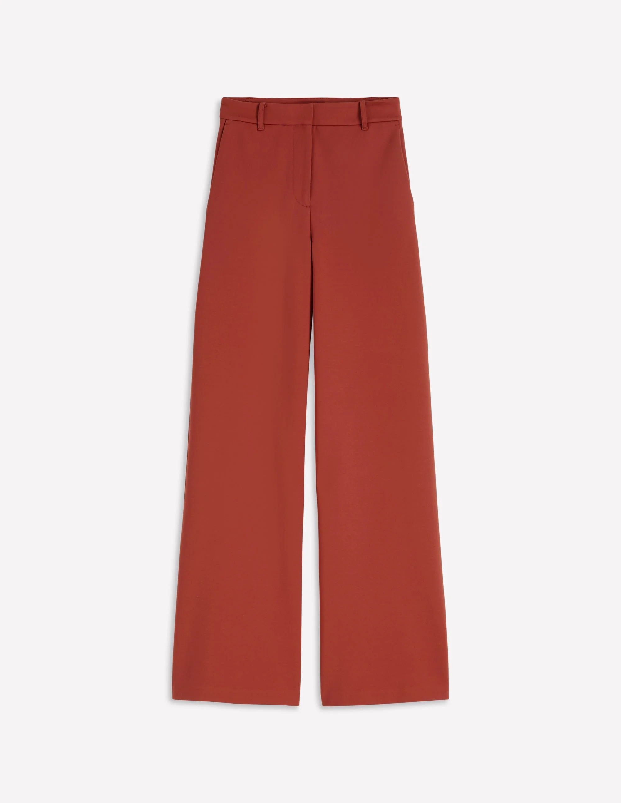 Belgravia Ponte Pants-Burnt Orange - 1