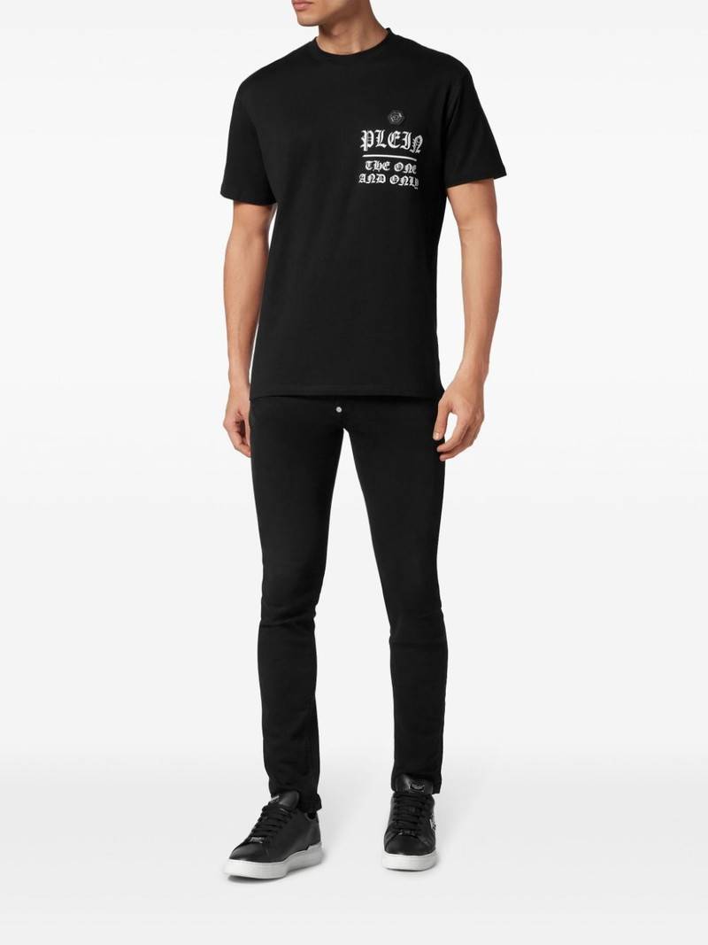 PHILIPP PLEIN graphic-print cotton T-shirt outlook