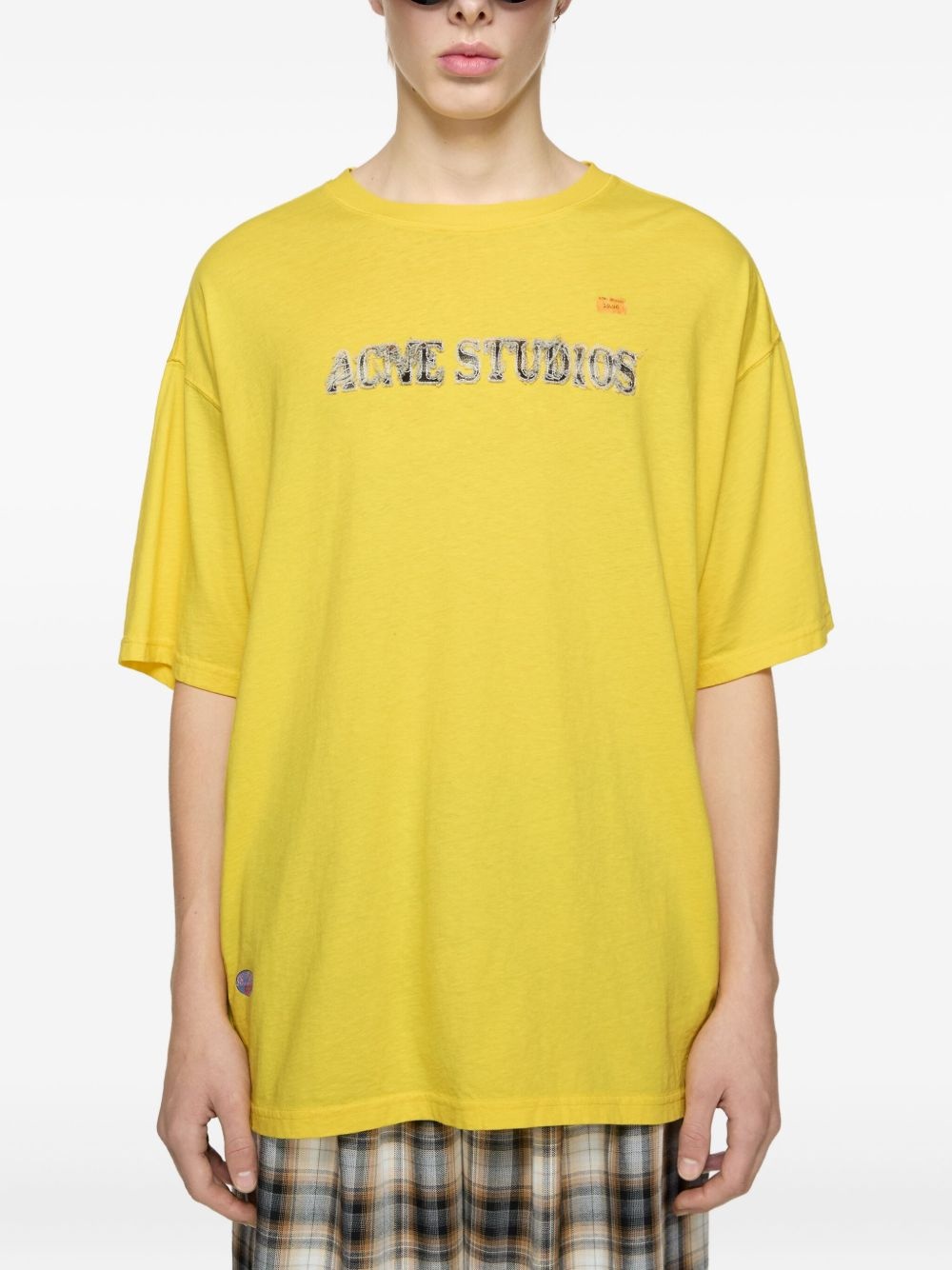 cotton-blend t-shirt - 3