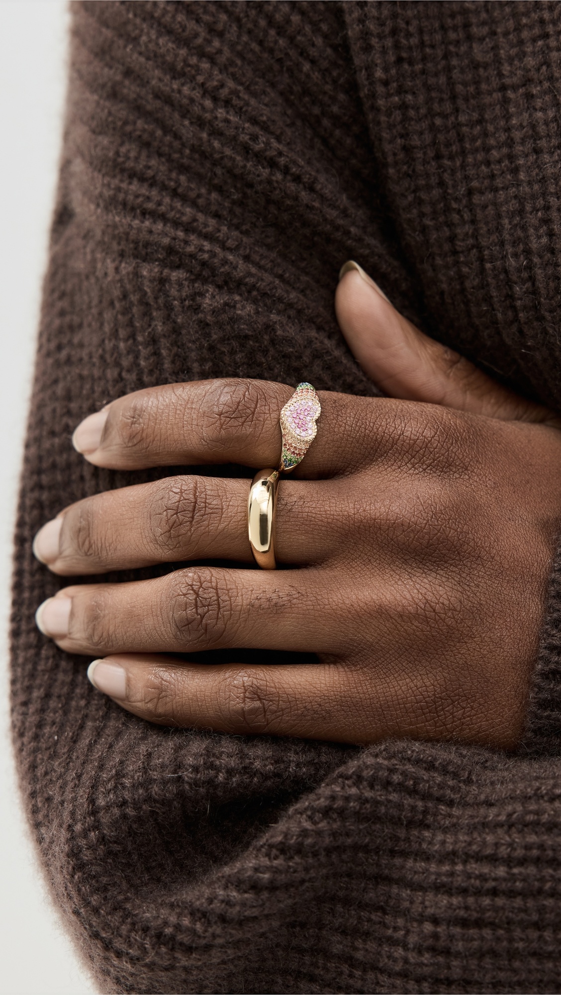 Baby Chevaliere Cur Rainbow Ring - 2