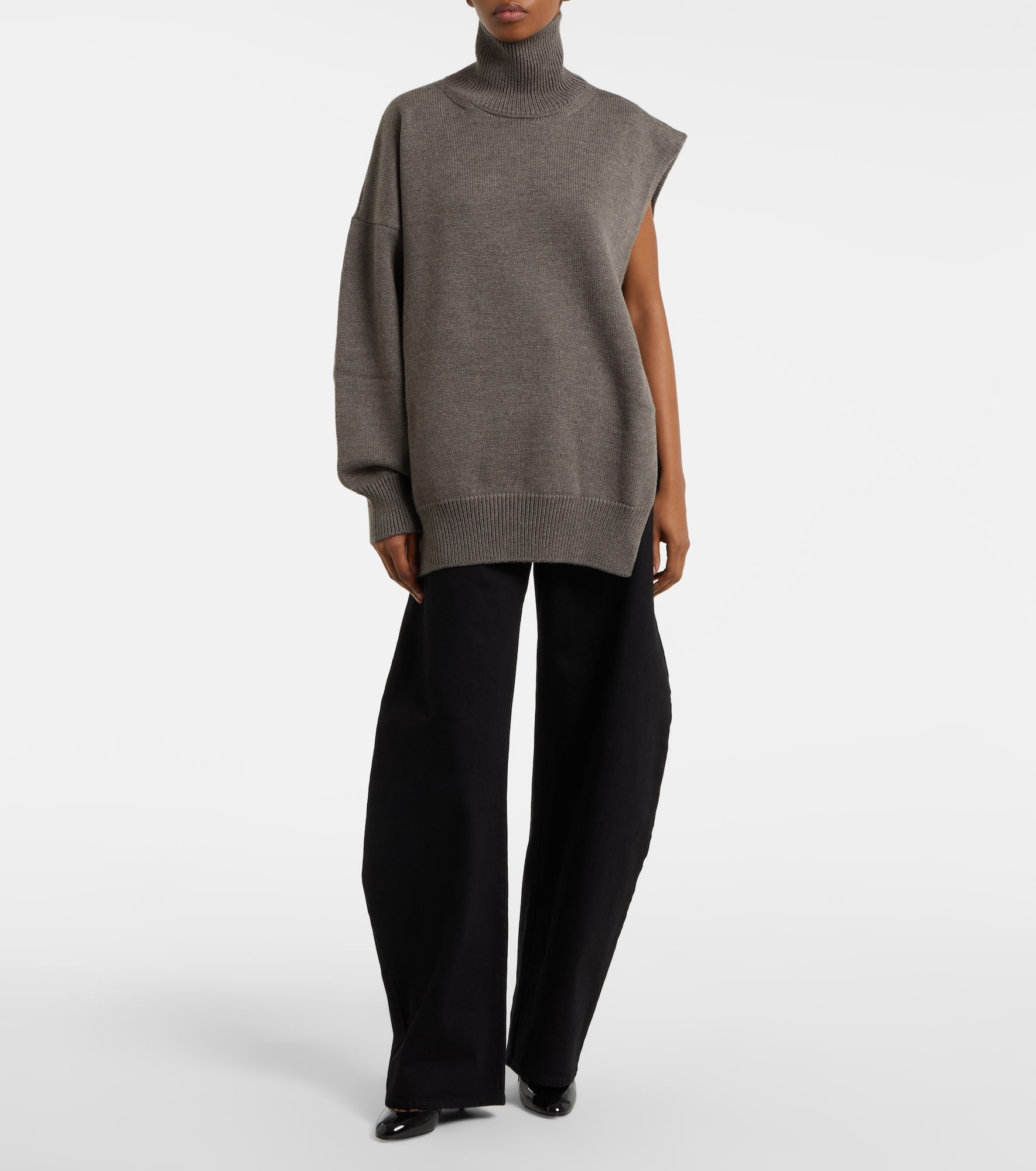 Sided virgin wool sweater - 2